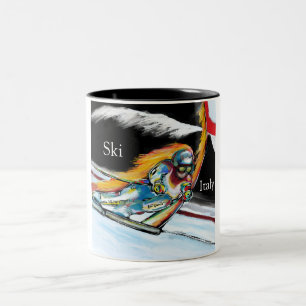 TASSE 2 COULEURS SKIEUR