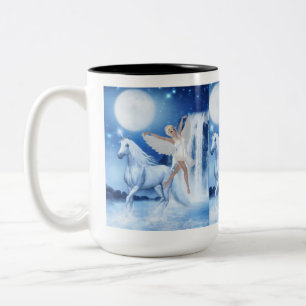 Tasse 2 Couleurs Sky Féerie Aspar et Unicorn