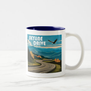 Tasse 2 Couleurs Skyline Drive Virginia Eagle