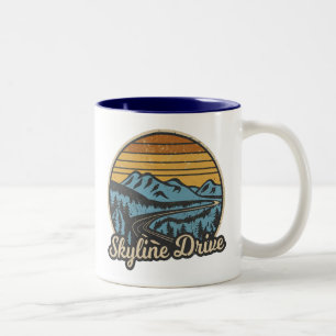 Tasse 2 Couleurs Skyline Drive Virginia Retro