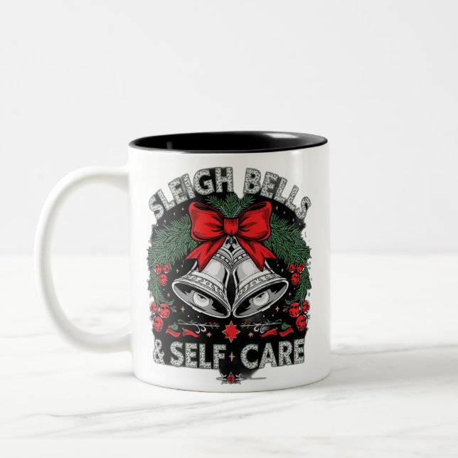 Tasse 2 Couleurs Sleigh Bells & Self Care (Gauche)