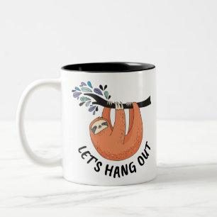 Tasse 2 Couleurs Sloth Allons traîner dehors