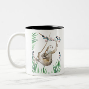 Tasse 2 Couleurs Sloth Momma