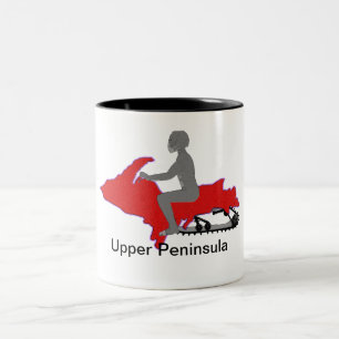 Tasse 2 Couleurs Snowmobile supérieur de péninsule