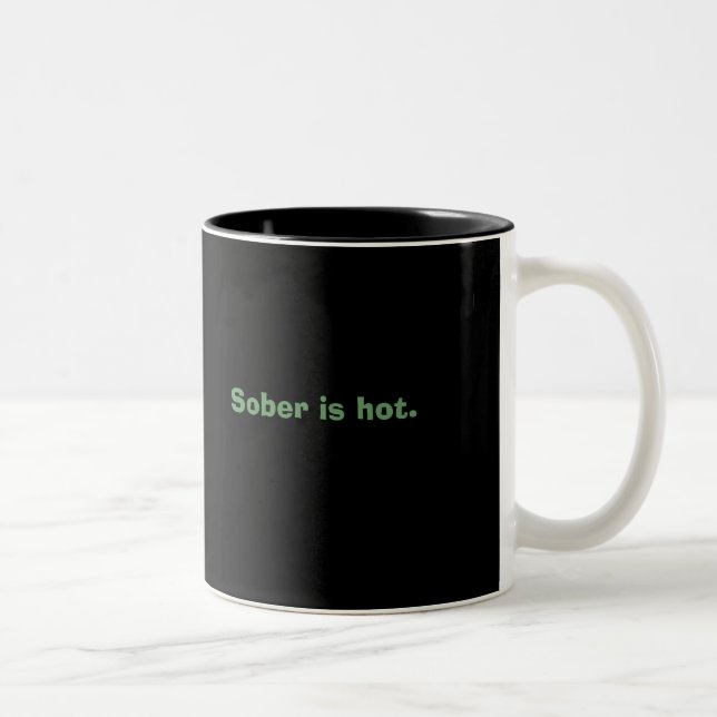 Tasse 2 Couleurs Sobre est chaud (Droit)