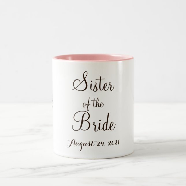 Tasse 2 Couleurs Soeur de la Coupe de la mariée (Centre)