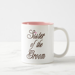 Tasse 2 Couleurs Soeur des bruns chics de marié