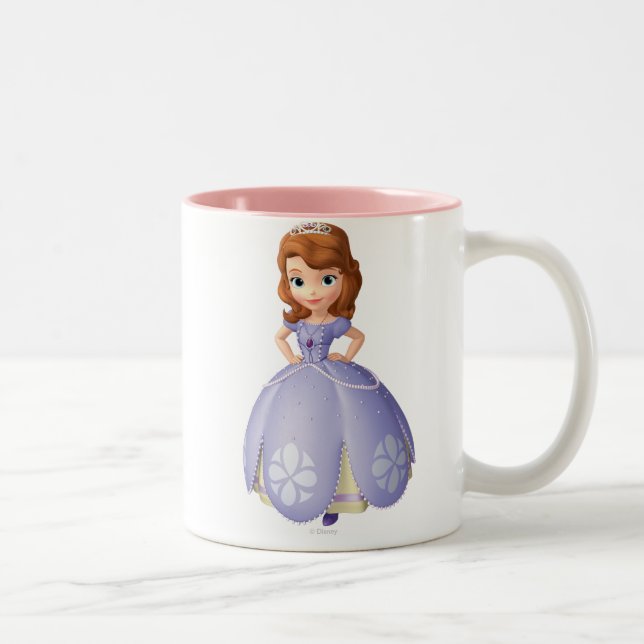 Tasse 2 Couleurs Sofia le premier 2 (Droit)