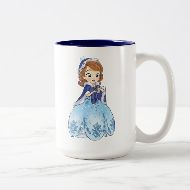 Tasse 2 Couleurs Sofia le premier | Sofia's Snowflake Gown (Droit)