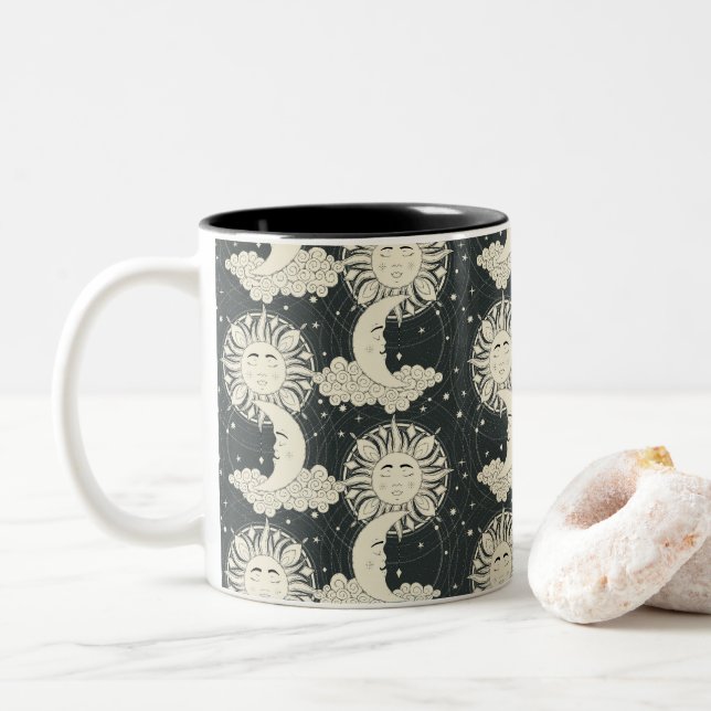 Tasse 2 Couleurs soie de rêves bohème (Avec donut)