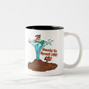 Tasse 2 Couleurs Soixante-dixième cadeaux d'anniversaire de vieux