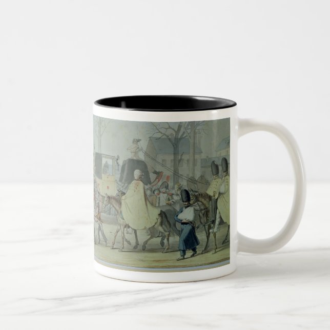 Tasse 2 Couleurs Soldats français blessés entrant dans Paris (Droit)
