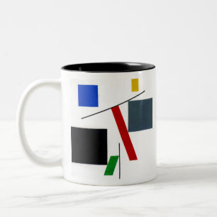 Tasse 2 Couleurs Solde d'arête de Sophie Taeuber