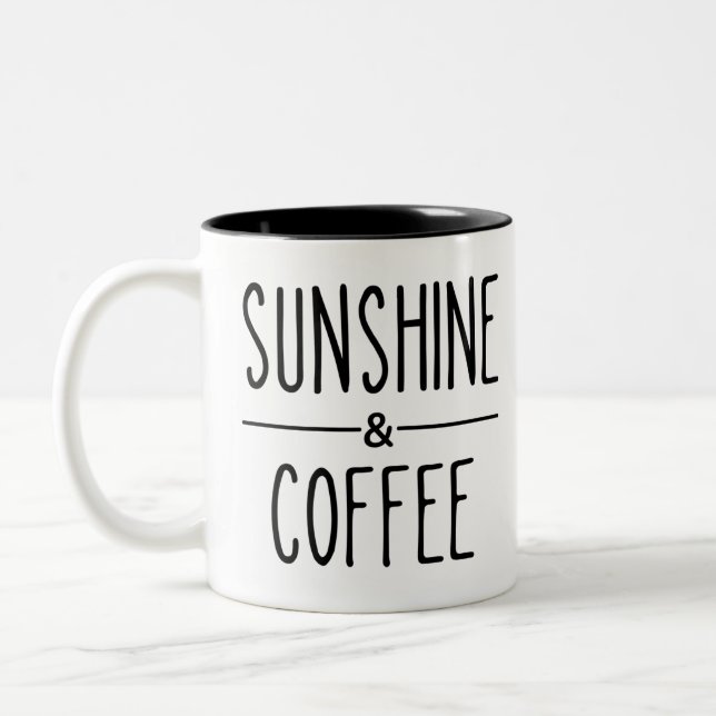 Tasse 2 Couleurs Soleil et café (Gauche)