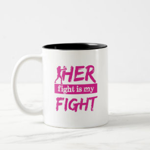 Tasse 2 Couleurs Son Combat Est Mon Combat