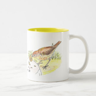 Tasse 2 Couleurs Song Thrush