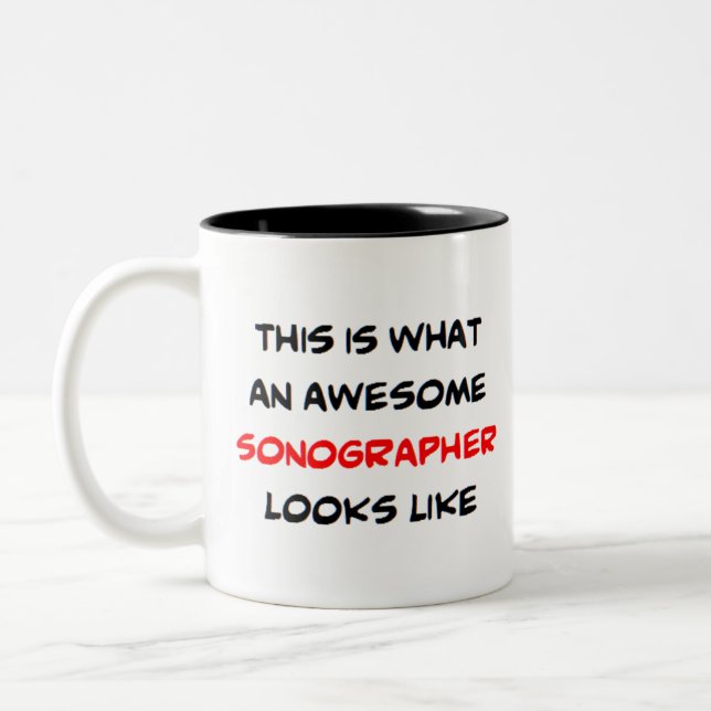 Tasse 2 Couleurs sonographe, génial (Gauche)