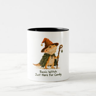 Tasse 2 Couleurs Sorcière de base ici pour les bonbons Dragon barbu