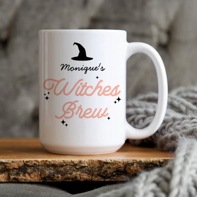 Tasse 2 Couleurs Sorcières brassent Halloween moderne Personnalisé (Créateur téléchargé)