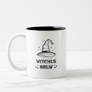 Tasse 2 Couleurs Sorcières brasser noir et blanc sorcière Casquette