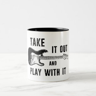 Tasse 2 Couleurs Sortez Et Jouez Avec Elle Guitare