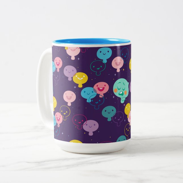 Tasse 2 Couleurs Soul | 22 & Nouveau Motif d'âmes (Devant gauche)