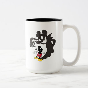 Tasse 2 Couleurs Souris éffrayant Halloween Mickey
