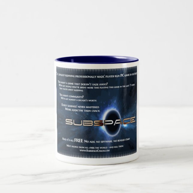 Tasse 2 Couleurs Sous-espace (Centre)