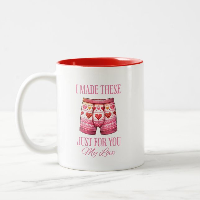 Tasse 2 Couleurs Sous-vêtements laides Valentines (Gauche)