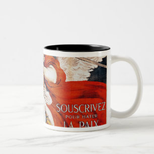 Tasse 2 Couleurs Souscrivez pour accélérer la paix par Victory