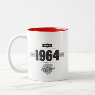 Tasse 2 Couleurs Soutenu en 1964 (Dark&Lightgrey)