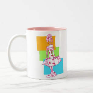 Tasse 2 Couleurs Soutenu pour faire des emplettes, faire des
