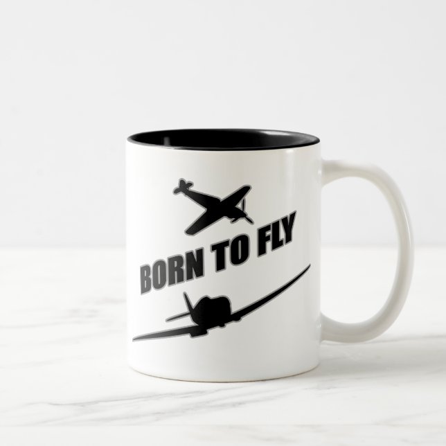Tasse 2 Couleurs Soutenu pour voler (Droit)