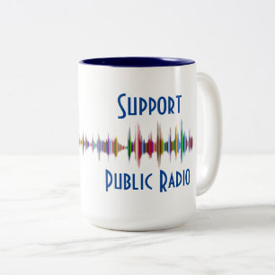 Tasse 2 Couleurs Soutien de la radio publique