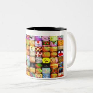 Tasse 2 Couleurs Souvenirs à feuillage persistant : Deux tons intem