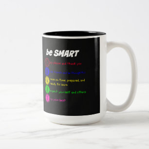 Tasse 2 Couleurs Soyez intelligent