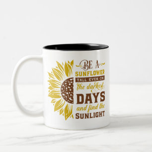 Tasse 2 Couleurs Soyez un tournesol