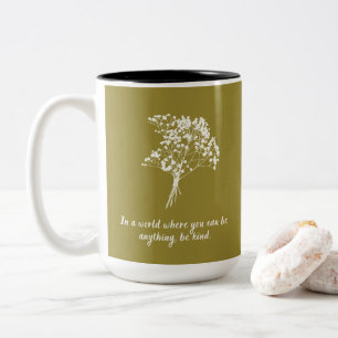 Tasse 2 Couleurs Soyez une fleur