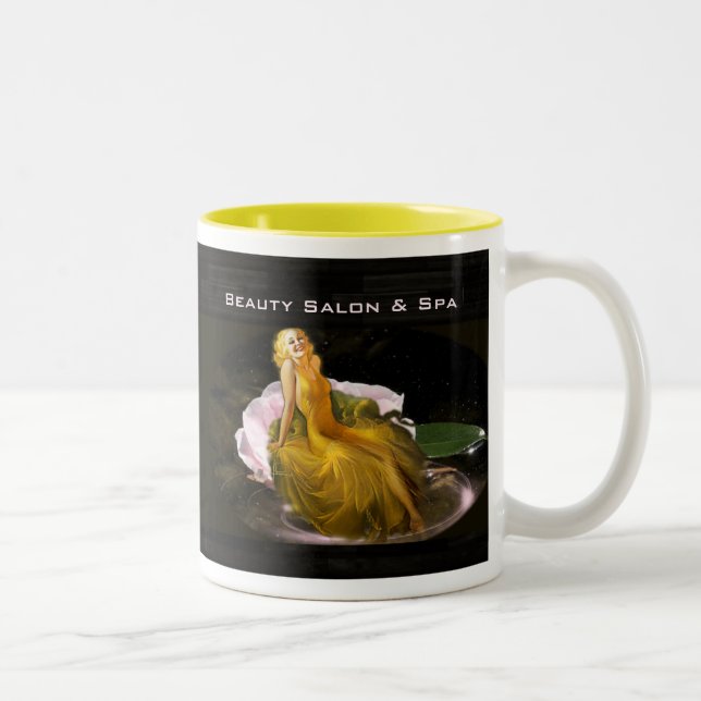 Tasse 2 Couleurs Spa de beauté 1 - Mug, Coupe (Droit)
