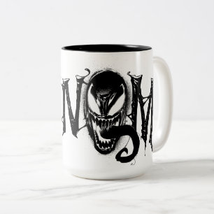 Tasse 2 Couleurs Spider-Man   Logo du nom de la Venom
