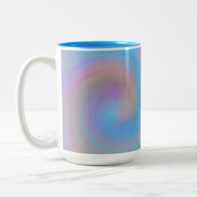 Tasse 2 Couleurs Spirale Iridescendante (Gauche)