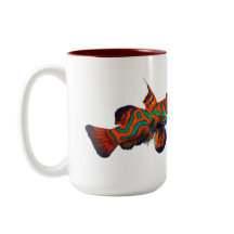 Splendide Mandarinfish mug, Synchiropus splendidus