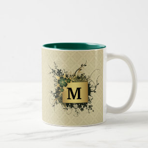 Tasse 2 Couleurs Spray floral personnalisé