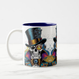 Tasse 2 Couleurs Squelette dans l'élégance victorienne