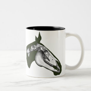 Tasse 2 Couleurs Squelette de cheval