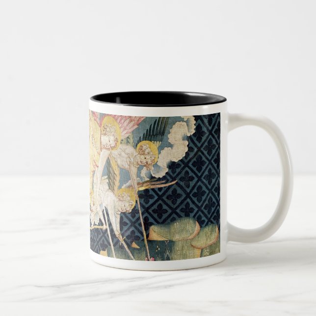 Tasse 2 Couleurs St Michael et ses anges combattant le dragon (Droit)