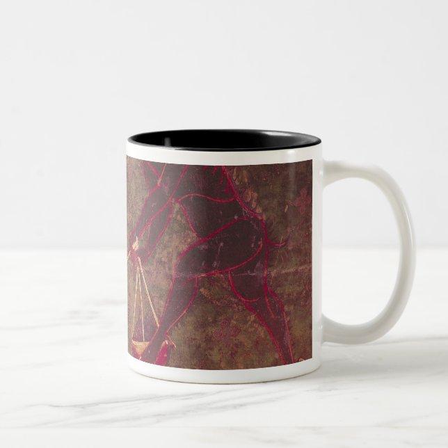 Tasse 2 Couleurs St Michael pesant des âmes, d'un retable (Droit)