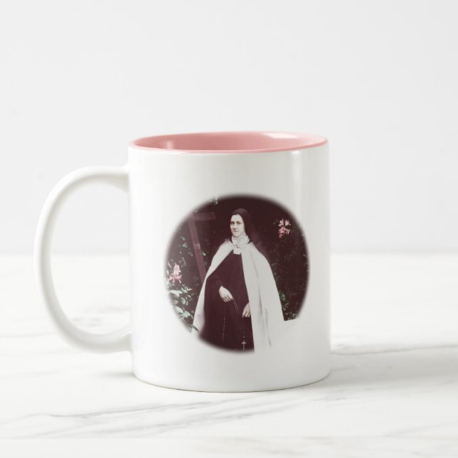 Tasse 2 Couleurs St Therese de Lisieux (Gauche)