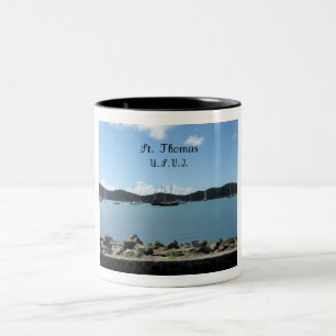 Tasse 2 Couleurs St Thomas, U.S.V.I