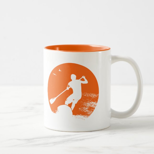 Tasse 2 Couleurs Stabilisez le surfeur de pagayage (Droit)